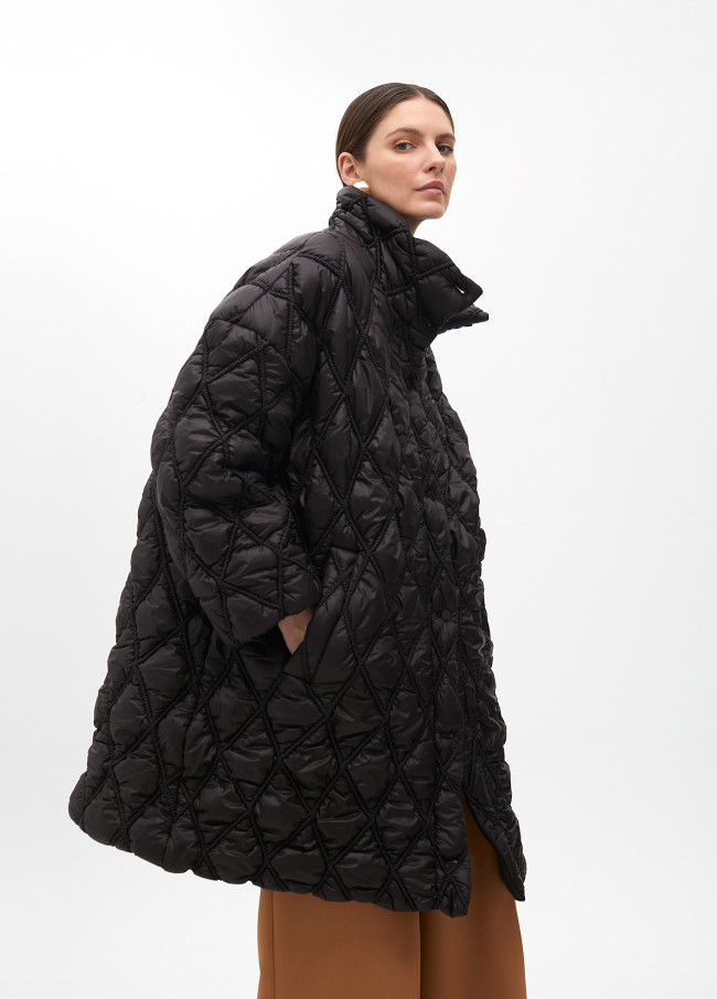 3/4 length lightweight quilted coat