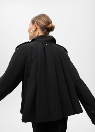 Pleated Back Short Jacket - Lola Casademunt