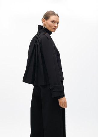 Pleated Back Short Jacket - Lola Casademunt