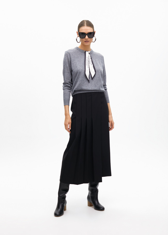 Falda midi tablas