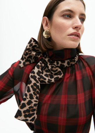 Camisa lazada animal print