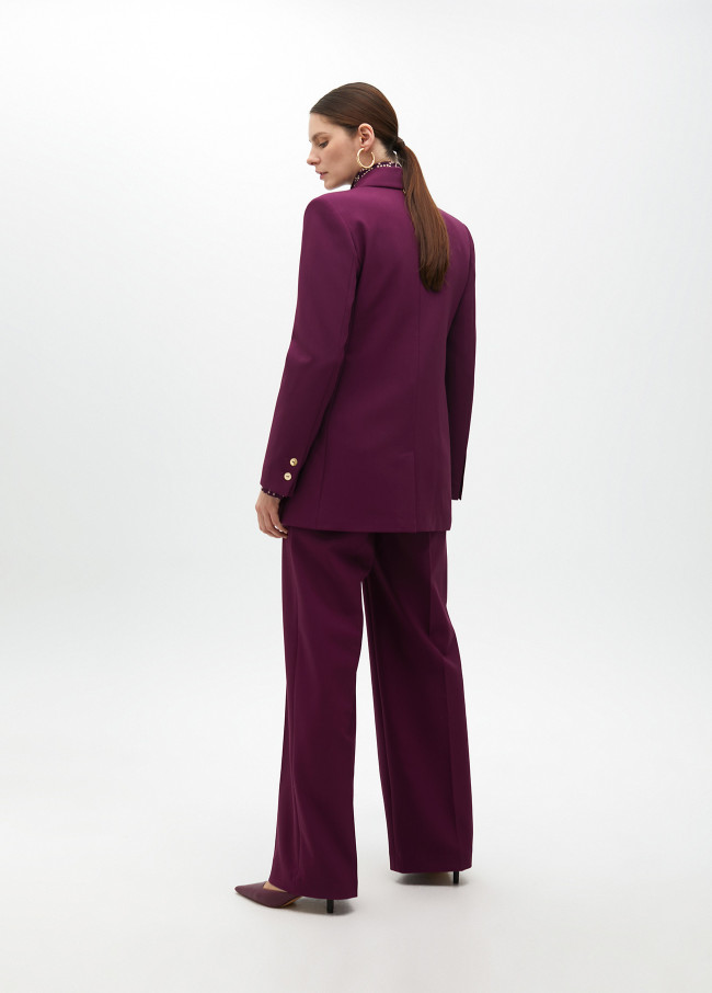 Crossover-Doppelknopf-Blazer aus Komfortstoff...