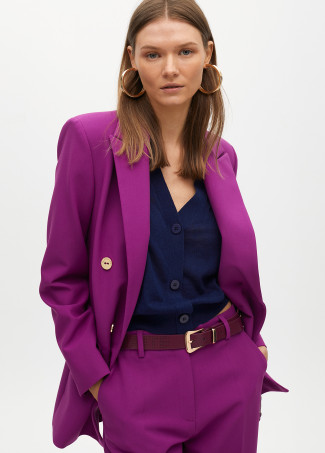 Blazer croisé à double boutonnage