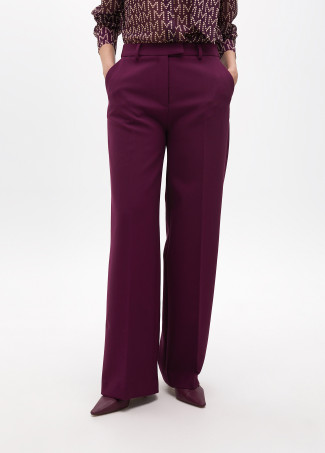 Straight fit suit trousers in comfort fabric