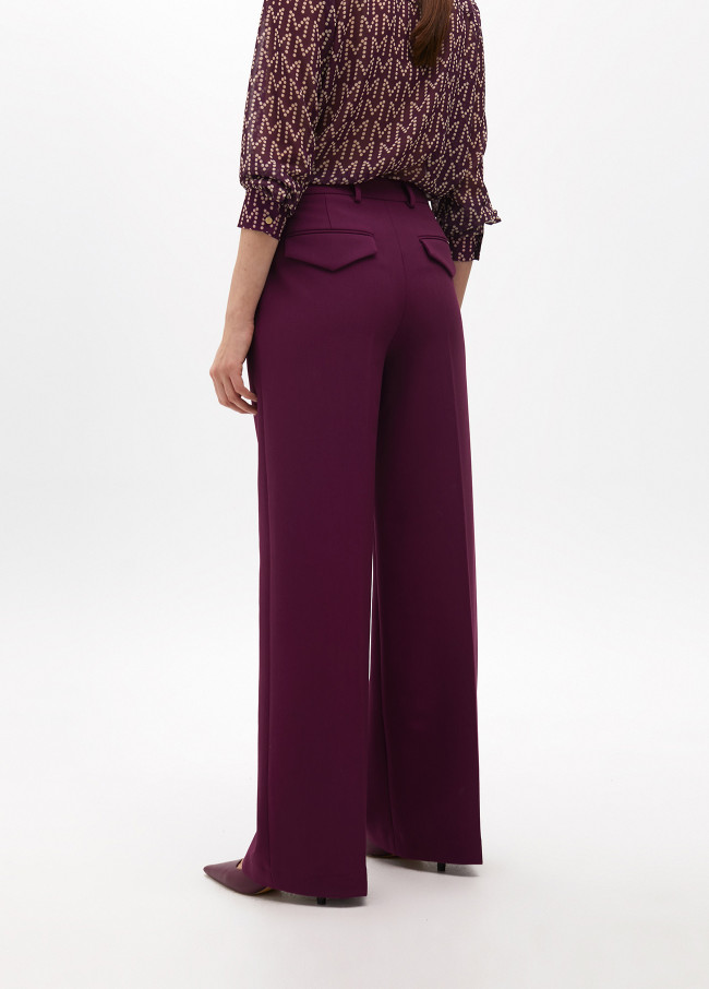 Straight fit suit trousers in comfort fabric