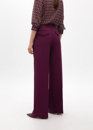 Straight fit suit trousers in comfort fabric