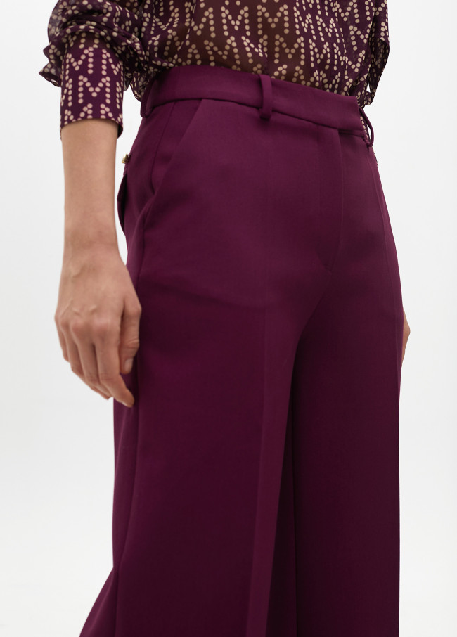 Straight fit suit trousers in comfort fabric