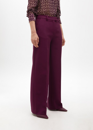 Straight fit suit trousers in comfort fabric