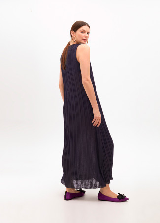 Plissiertes Trägerkleid
