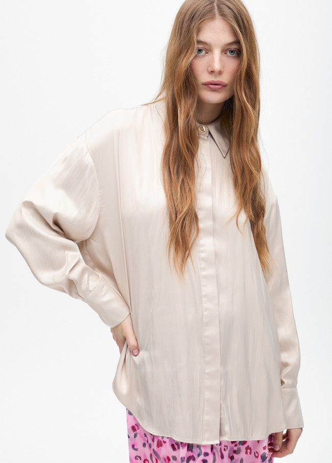 Camisa Oversize Efeito Encerrado