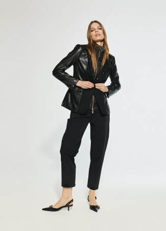 Blazer Kombinierte Stoffe mit Innenweste