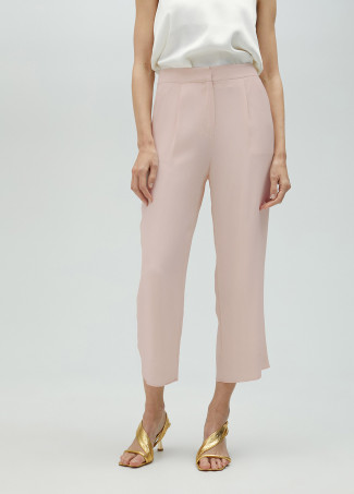 Pantalón recto fluido