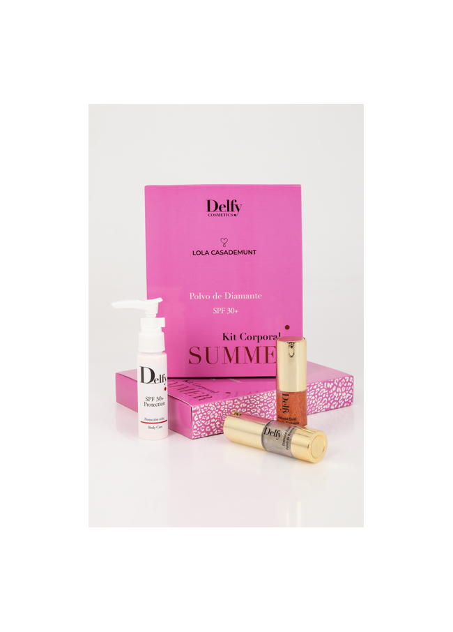 Polvo de diamante & protector solar Delfi