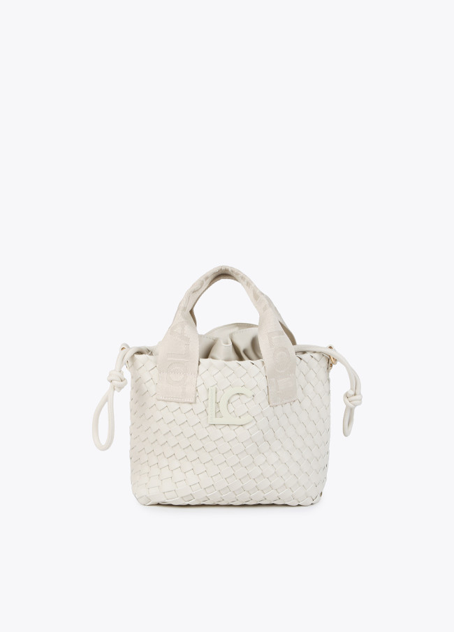 Mini borsa a mano intrecciata