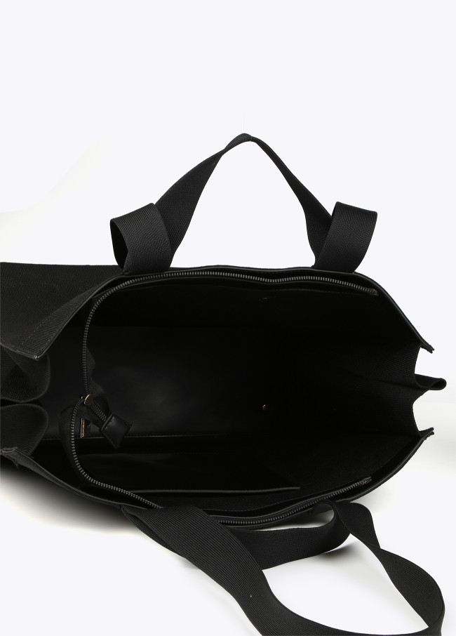 Mittelgroßer Shopper aus Monogramm-Stoff