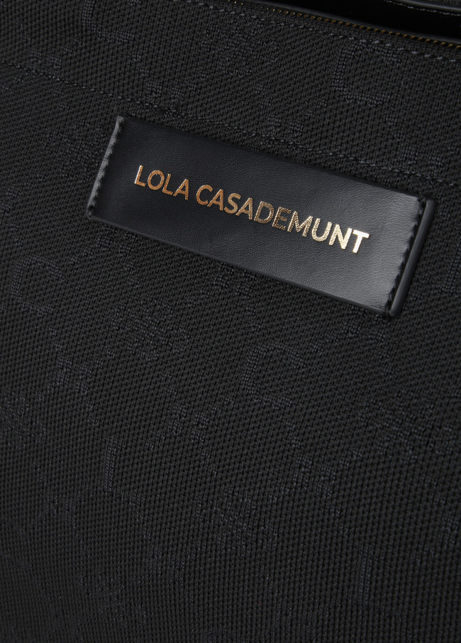 Mittelgroßer Shopper aus Monogramm-Stoff