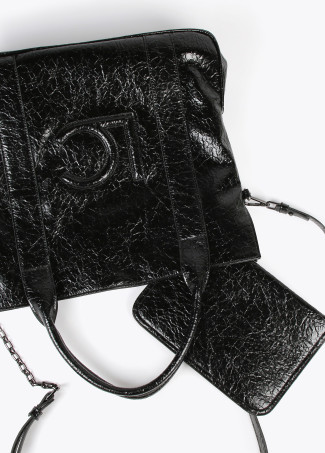 Shopper con logo en relieve