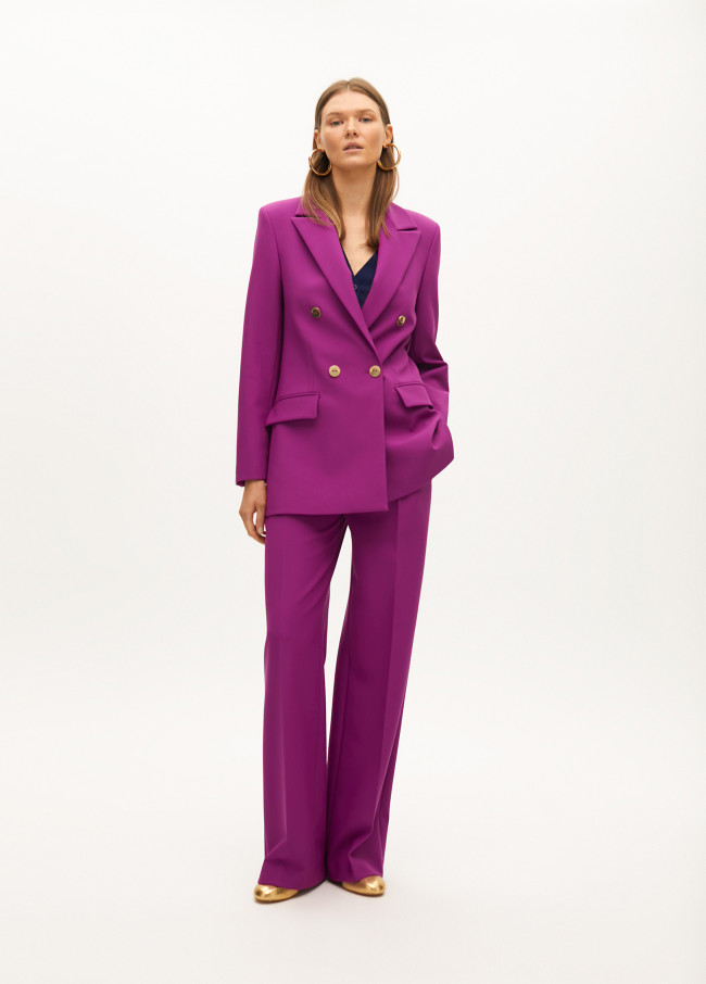 Pantalón traje recto