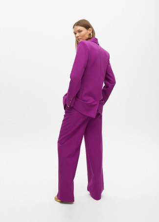 Straight fit suit trousers in comfort fabric