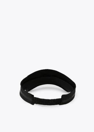 Monogram fabric visor