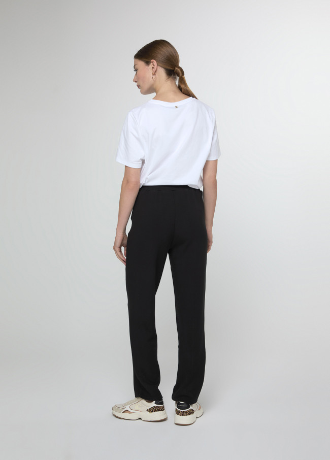 Jogger básico detalle strass