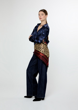 Camisa logotipada recta