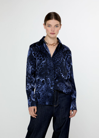 Camisa logotipada recta