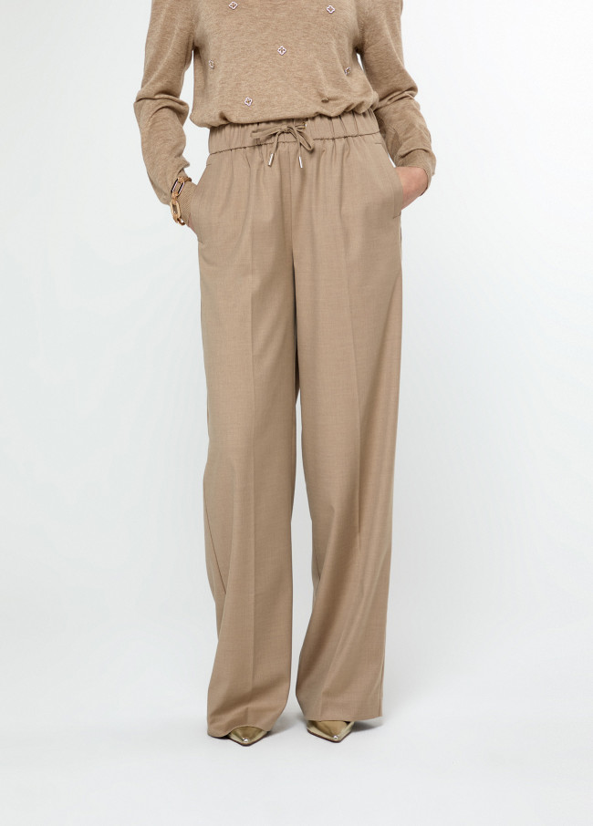 Pantalón recto ajustable