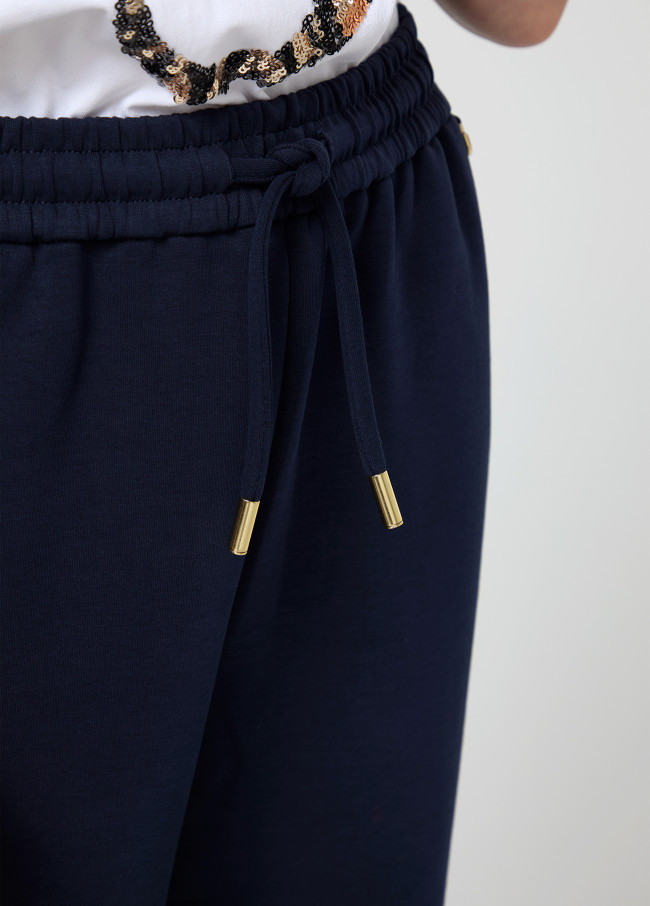 Pantalón jogger elástico detalle cinturilla