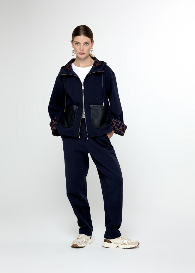 Pantalón jogger elástico detalle cinturilla