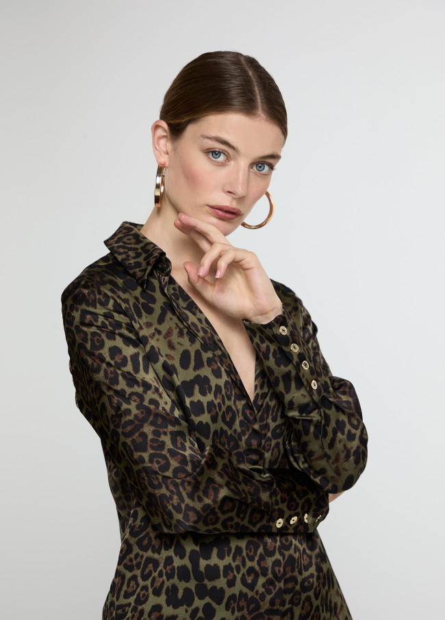 Camisa animal print