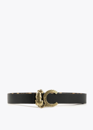 Cinturón reversible hebilla LC leopardo