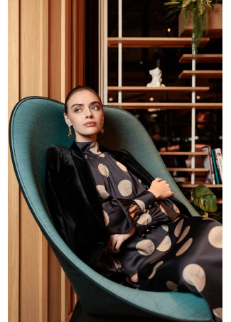 Fitted Velvet Coat - Lola Casademunt