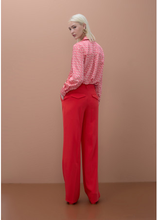 Chemise à Logo Satinée M