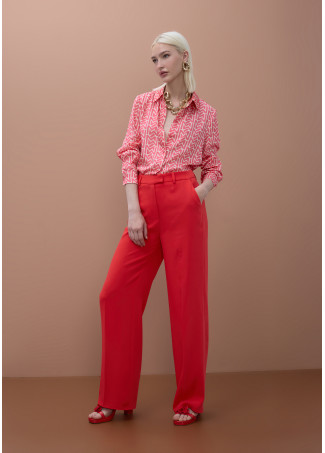 Chemise à Logo Satinée M