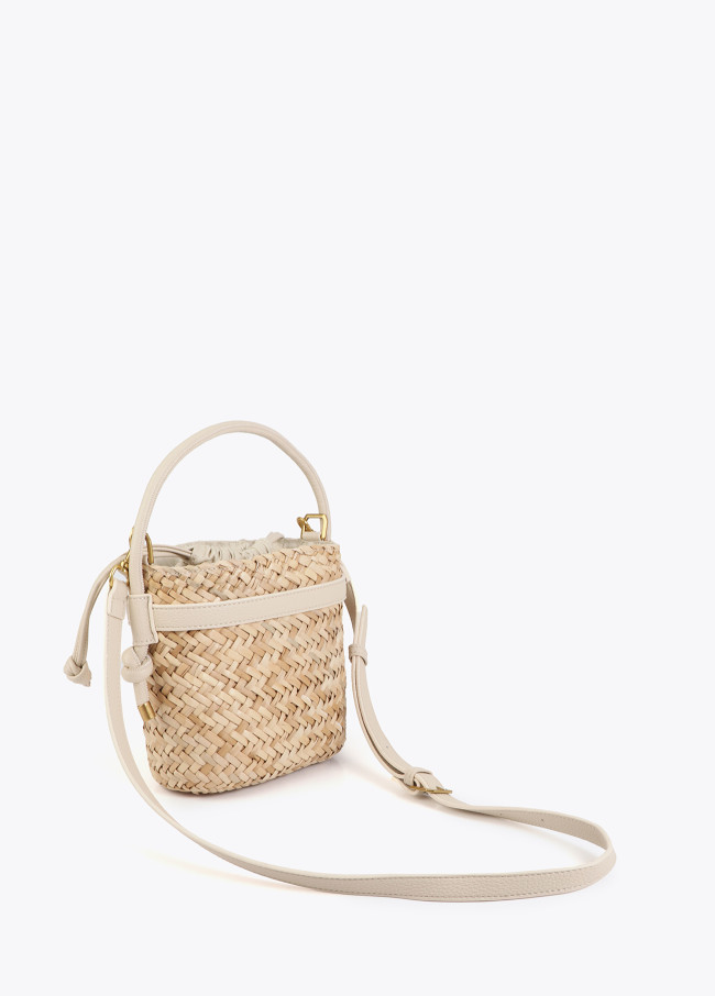 Sac Bombonnière avec Détails Imitation Cuir
