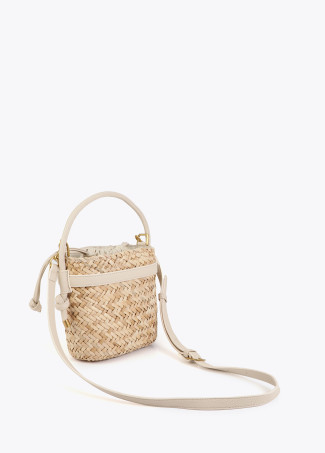 Sac Bombonnière avec Détails Imitation Cuir