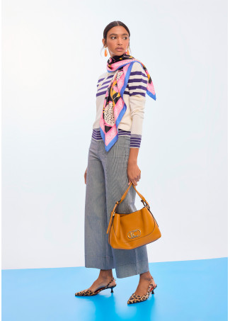 Sailor Sweater with Side Buttons