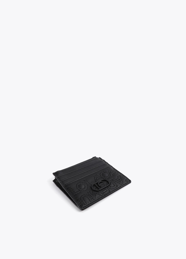 Porta Carte Logo Cucito