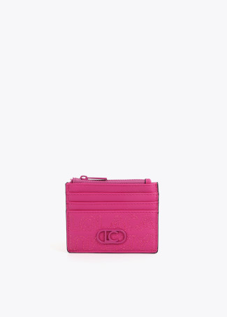 Porta Carte con Logo Impunturato