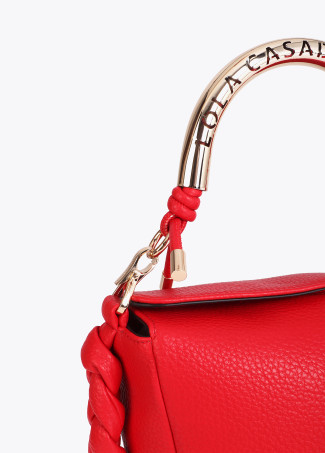 Bolso bandolera asa metálica troquelada