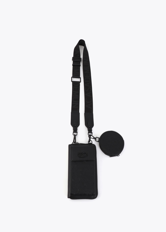 Bolsa de Celular com Logo Costurado