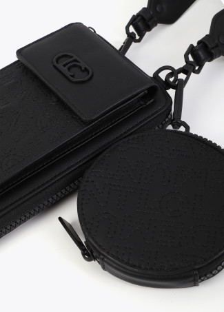 Pochette pour Téléphone avec Logo Cousu