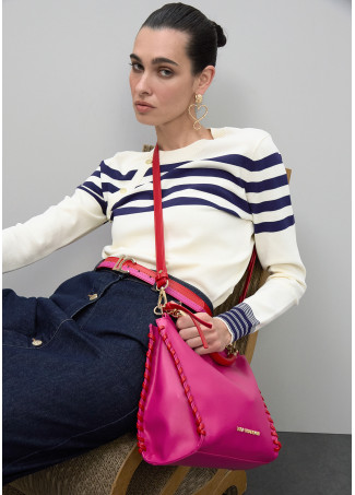 Bag with Contrasting Braided Detail