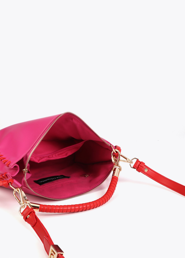 Tasche mit Kontrastierendem Geflochtenem Detail