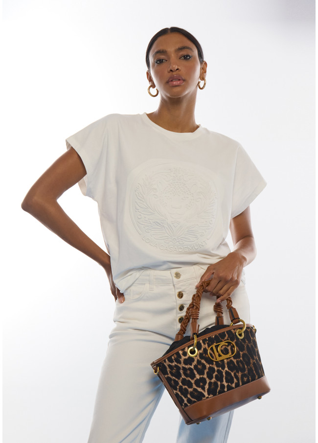 Mini Leopard Effect Tote