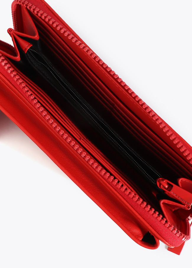 Handytasche mit Logo-Nähten