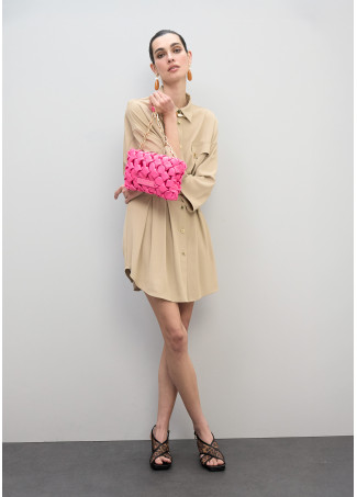 Knot Effect Crossbody Bag