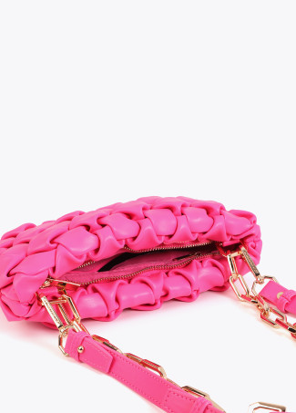 Bandolera material efecto nudos