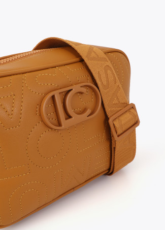 Monogram Stitching Crossbody Bag